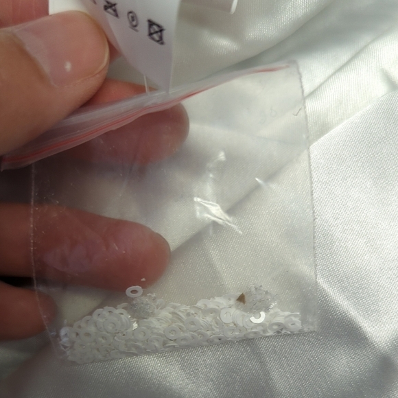 00739 NEW ITMFL Bercot Zebra Sequins Dress Black White Size Large evening party - Picture 12 of 12